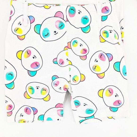 Carters Girls 4 Piece 100% Cotton Pastel Kawaii Panda Print Pajamas Pjs Size 4 - Picture 8 of 9